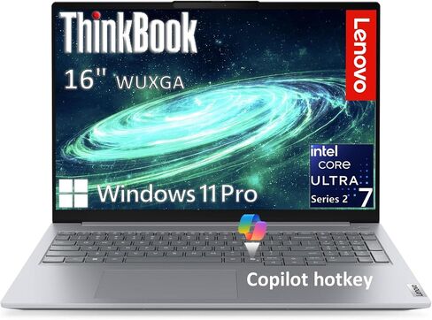 Lenovo ThinkBook 16 Gen 8 Laptop, Intel Core Ultra 7, 32GB DDR5, 1TB SSD in Saudi Arabia
