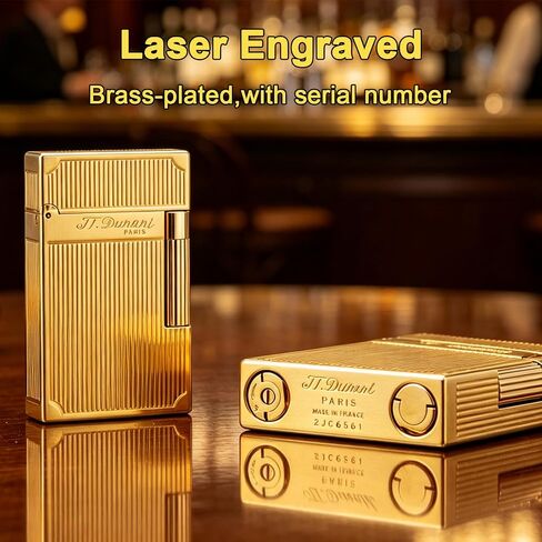 Classic Brass Lighter Ligne 2 Style – Iconic “Ping" Sound (Gold) in Kuwait