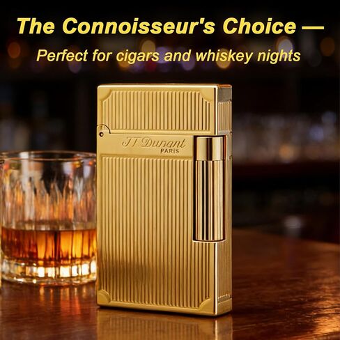 Classic Brass Lighter Ligne 2 Style – Iconic “Ping" Sound (Gold) in Kuwait