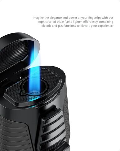 Windproof Jet Flame Turbo Torch Lighter Butane Refillable (Sold Without Gas) in Kuwait