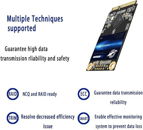 SSD mSATA 16GB Dogfish Internal Solid State Drive High Performance Hard Drive for Desktop Laptop SATA III 6Gb/s Includes SSD 32GB 60GB 64GB 120GB 128GB 240GB 250GB 480GB 500GB (16GB MSATA) in Kuwait