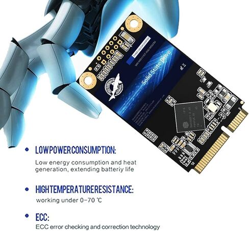 SSD mSATA 16GB Dogfish Internal Solid State Drive High Performance Hard Drive for Desktop Laptop SATA III 6Gb/s Includes SSD 32GB 60GB 64GB 120GB 128GB 240GB 250GB 480GB 500GB (16GB MSATA) in Kuwait
