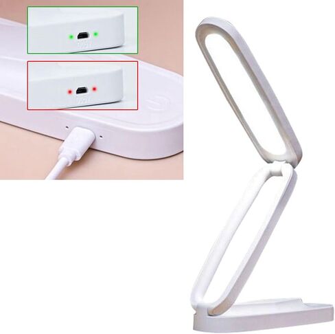 ViaGasaFamido Rechargeable Reading Lamp Foldable Touch Desk Light with Eye Care LED, Portable USB Rechargeable Table Lamp for Students Learning Reading in Kuwait
