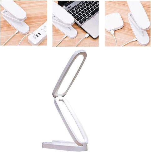 ViaGasaFamido Rechargeable Reading Lamp Foldable Touch Desk Light with Eye Care LED, Portable USB Rechargeable Table Lamp for Students Learning Reading in Kuwait