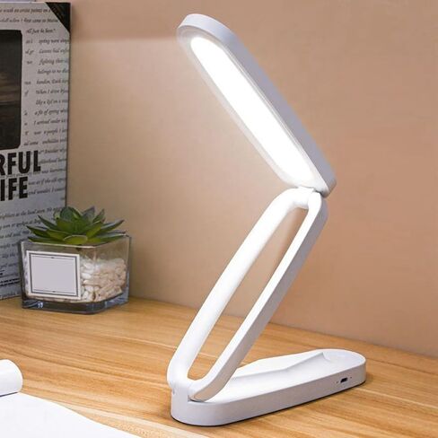 ViaGasaFamido Rechargeable Reading Lamp Foldable Touch Desk Light with Eye Care LED, Portable USB Rechargeable Table Lamp for Students Learning Reading in Kuwait