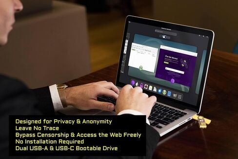 Tails Linux USB + Plug-and-Play WiFi Adapter Kit Bundle in Kuwait