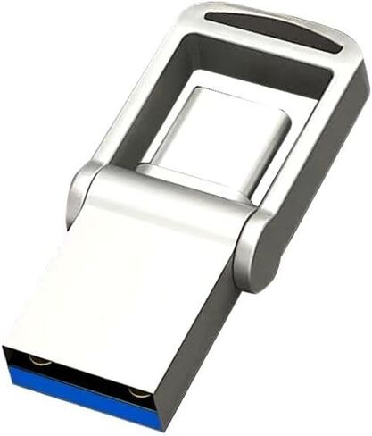64GB/32GB USB Flash Drive Dual USB 3.0 Flash Drive USB A & Type C Silver Thumb Drive UDP-Tech Type C Flash Drive Portable USB Flash Drive for Computer Mac Smartphone Tablet (32, GB) in Kuwait