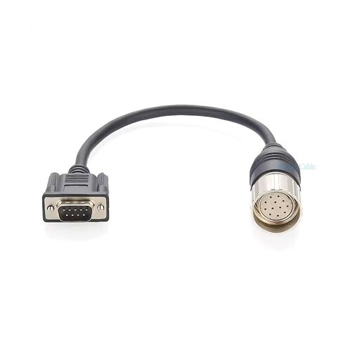 M23 12Pin to DB9 Male Cable M23 Female to 9Pin D Sub DB9/RS232 Actuator Encoder Cable Compatible Baumer in Kuwait