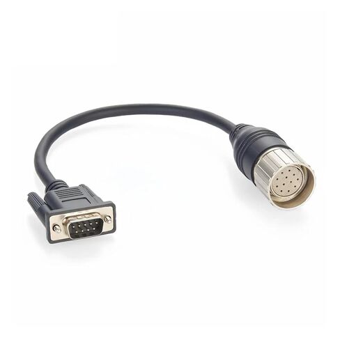 M23 12Pin to DB9 Male Cable M23 Female to 9Pin D Sub DB9/RS232 Actuator Encoder Cable Compatible Baumer in Kuwait