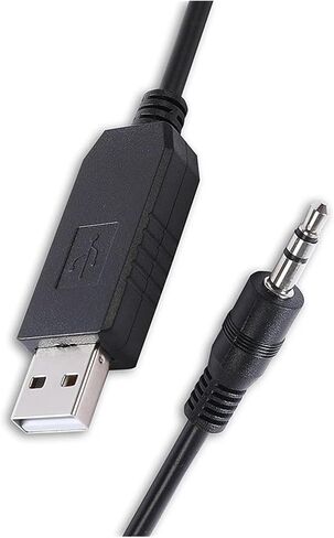 Prolific PL2303GT USB RS232 Serial to 3.5mm Stereo Plug Update Upgrade Cable for TV Ex-Link Port PC Console(1.8M) in Kuwait