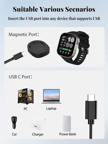 Magnetic Charger Dock for Amazfit Bip Max Smart Watch in Kuwait
