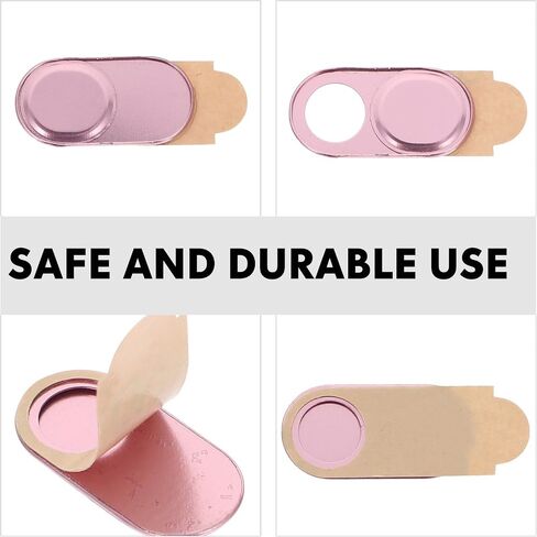 3pcs Golden Aluminum Alloy Webcam Privacy Cover for Laptop Cameras in Kuwait