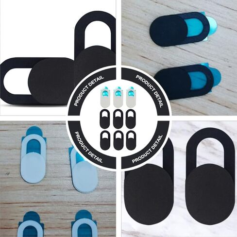 9pcs Webcam Cover Privacy Protect Cover for Laptop Phone, Sliding in Kuwait