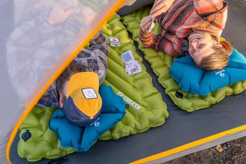 Klymit Pillow X Base XL - Ocean Depths | Lightweight & Quickly Inflatable Travel Pillow | Perfect for Airplanes, Backpacking, Hammocks, and Camping in Kuwait