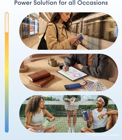 charmast Portable Charger Fast Charging,Built-in 4 Cables,6 Outs & 4 Inputs in Kuwait