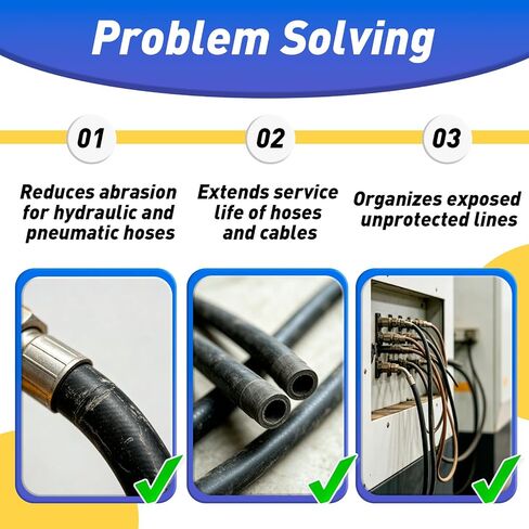 1 Pcs Spiral Wrap Cable Protector, 3/4" OD x 20' Pre‑Cut Hose Guard in Saudi Arabia