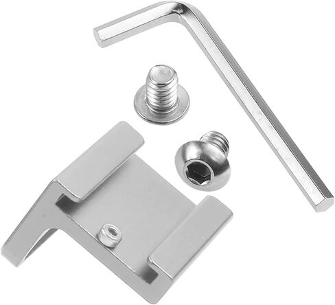 Camera Cold Shoe Mount Adapter 90 Degree Angled for DSLR Attach to Side Cage Connector Release L Bracket Plate Mounting Screws in Kuwait