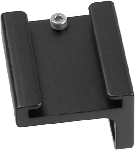 Camera Cold Shoe Mount Adapter 90 Degree Angled for DSLR Attach to Side Cage Connector Release L Bracket Plate Mounting Screws in Kuwait