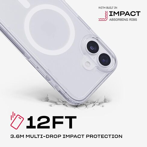 Tech21 EvoClear Case for iPhone 17 – Clear | Slim Protective Case | Impact Protection | MagSafe Compatible in Kuwait