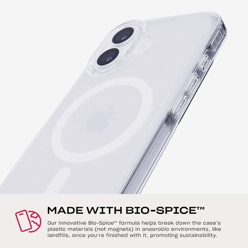 Tech21 EvoClear Case for iPhone 17 – Clear | Slim Protective Case | Impact Protection | MagSafe Compatible in Kuwait