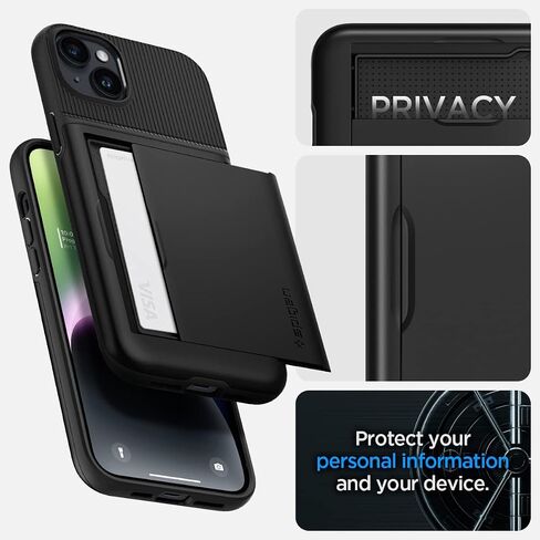 Spigen Slim Armor CS Designed for iPhone 14 Case (2022) [Military-Grade Protection] - Black in Kuwait