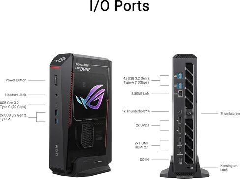 ROG NUC 16 Gaming Mini PC, Core Ultra 7 270HX+, RTX 5060, 16GB RAM, 1TB SSD in Kuwait