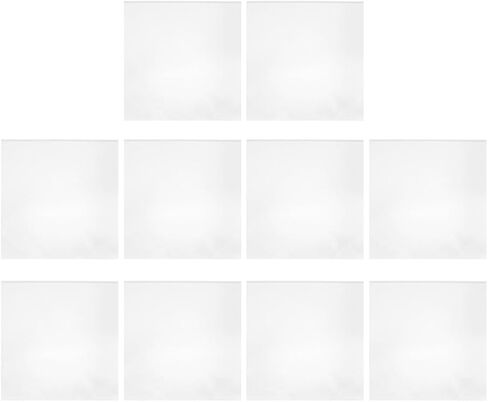 Vinyl Record Sleeves 10pcs Plastic Adhesive Outer Covers in Kuwait