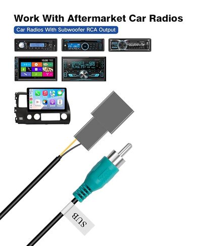 8-Pin Car Subwoofer Adapter for Honda Civic Accord CRV 2012-2016 in Saudi Arabia