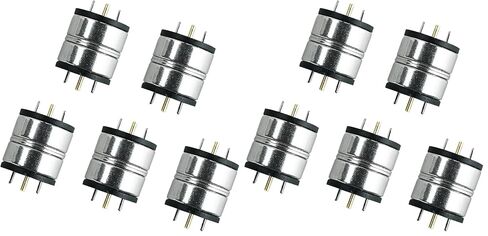 10 Pieces Magnet Male Female 2 Pin Magnetic Cable Magnetic LED Light Power Socket Terminal Accessories 8mm in Kuwait