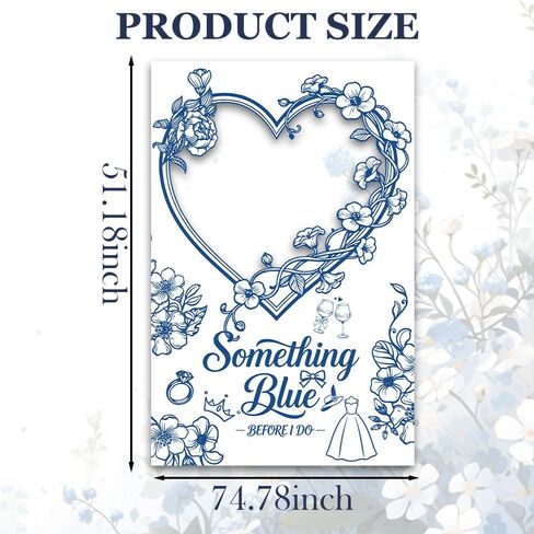 EUOYUFO Something Blue Before i Do Bridal Shower Photo Booth Props Something Blue Before i Do Bridal Shower Decorations for Woman Girl Bachelorette Wedding Engagement Party in Saudi Arabia