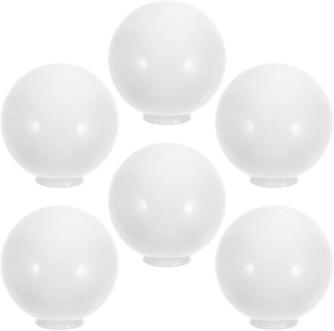 6pcs Light Diffuser White PC Anti Fog Globe Cover for LED Bulbs in Kuwait