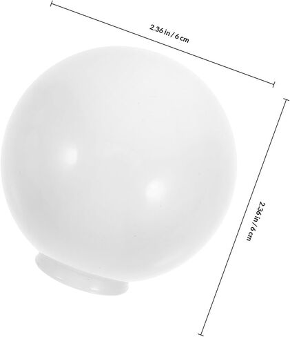 6pcs Light Diffuser White PC Anti Fog Globe Cover for LED Bulbs in Kuwait