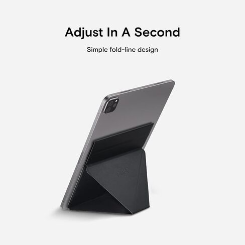 MOFT Adhesive Invisible Slim Tablet Stand, Most Adjustable, Compatible with Tablets Up to 12.9",Black in Saudi Arabia