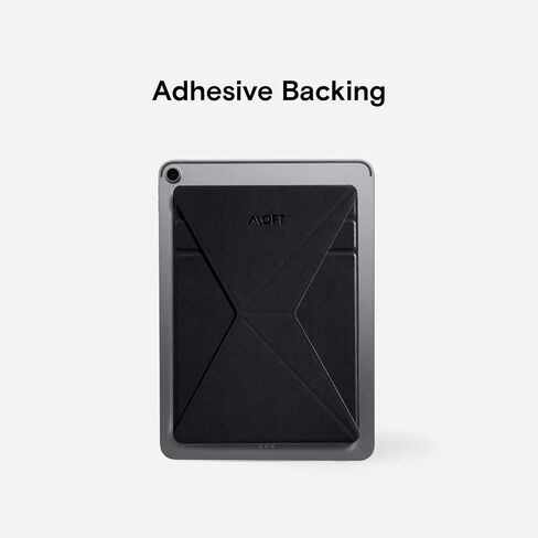 MOFT Adhesive Invisible Slim Tablet Stand, Most Adjustable, Compatible with Tablets Up to 12.9",Black in Saudi Arabia