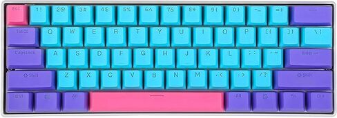BOYI Wired 60% Mechanical Gaming Keyboard,Mini RGB Cherry MX Switch PBT Keycaps NKRO Programmable Type-C Keyboard for Gaming and Working (Joker Color,Cherry MX Red Switch) in Saudi Arabia