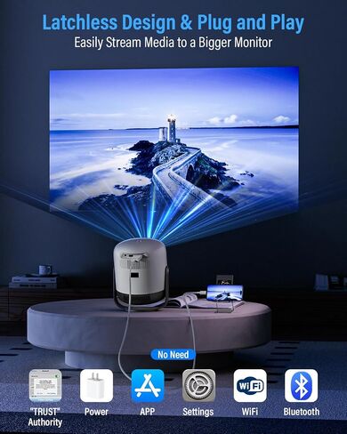 [Apple MFi Certified] Lightning to HDMI Adapter 10ft Cable, 1080P HD Sync Screen Mirroring for iPhone/iPad to TV/Monitor/Projector, Plug & Play No Power Required, iOS-Compatible Digital AV Connector in Saudi Arabia