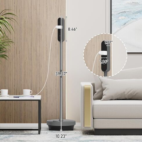 Mobile Charging Tower 5 AC Outlets 4 USB Ports 10ft Retractable Power Cord in Kuwait