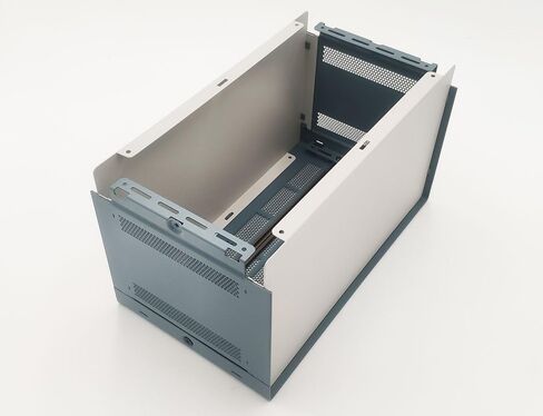 DIY Electronic Enclosure Box Case 4U 175 x 178 x 305 mm. Full Aluminum Blue in Saudi Arabia