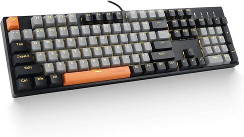 E-YOOSO Wired Mechanical Gaming Keyboard, Red Switch, Gray Black in Kuwait