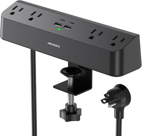 شريط طاقة بمشبك مكتب مع PD 30W USB C، محطة شحن مثبتة على حافة المكتب in Kuwait