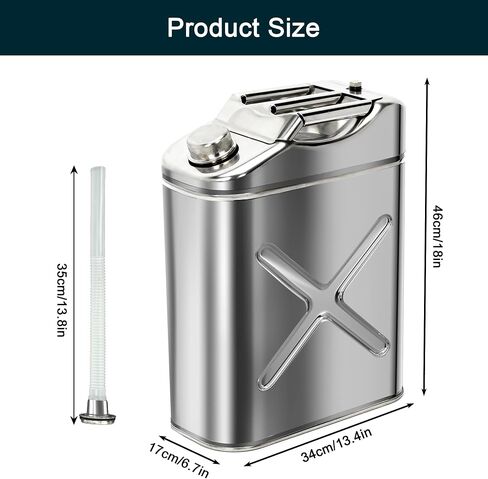 5 Gallon Stainless Steel Water Container for Camping, Leak-Proof in Saudi Arabia