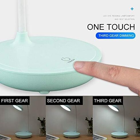 LED Studying Lamps USB Charging 3 Modes Dimming Table Lamp for Children Kids Reading Study Touch Switch Reading Study Light (Color : D) (D) in Kuwait