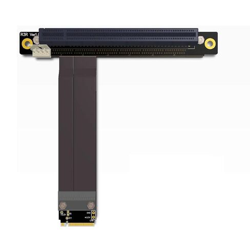M.2 NGFF NVMe Key M Extender Cable to PCIE x16 Graphics Card Riser Adapter 16x PCI-e PCI-Express for M2 2230 2242 2260 2280 (25cm) in Kuwait