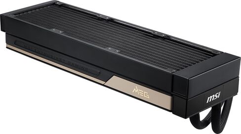 MSI MEG CORELIQUID E15 360 - AIO ARGB CPU Liquid Cooler - 360mm x 30mm Radiator - 6.67" 2K AMOLED Curved Screen - Naked-Eye 3D Effects - Pogo-Pin Design - Intel LGA 1851/1700 AMD AM5/AM4 in Kuwait