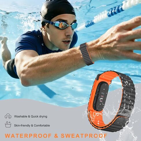 HANDODO Magnetic Silicone Watch Band Compatible with Fitbit Air in Kuwait