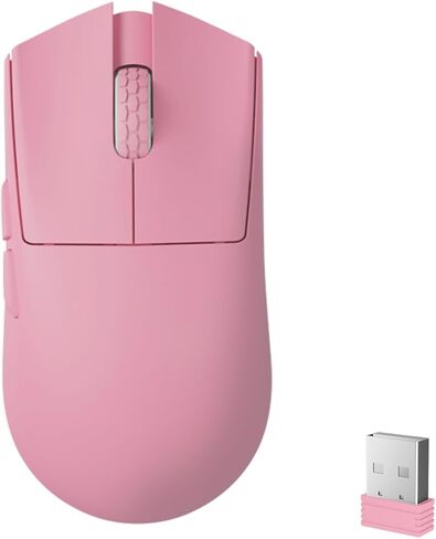 Darmoshark M3MicroV2 Mini Gaming Mouse,Tri-Mode 30K DPI PAW3950 Optical Sensor Lightweight 42g,8K Polling,Programmable Buttons,Computer Mouse for Laptop,PC,Windows(White) in Kuwait