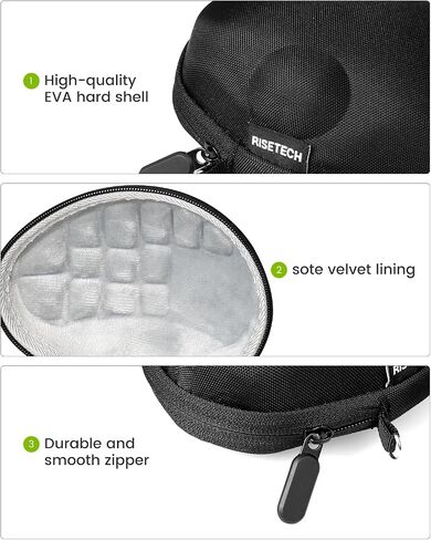 Mouse Travel Case Compatible with Logitech MX Ergo S Advanced Wireless Trackball Mouse Laptop Computer Mouse Hard Carrying Bag – with Clip and Lanyard in Kuwait