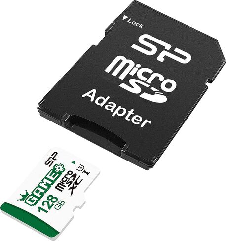 Silicon Power 128GB SDXC Micro SD Card Gaming Memory Card with Adapter Compatible with Nintendo-Switch in Saudi Arabia