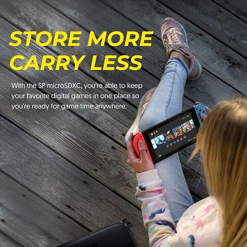 Silicon Power 128GB SDXC Micro SD Card Gaming Memory Card with Adapter Compatible with Nintendo-Switch in Saudi Arabia