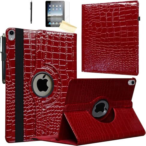 Case for iPad A16 11-inch (11th Gen 2025), for 2022 iPad 10th Generation 10.9 inch, Rotating Stand Smart Magnetic Cover for Model A3354 A3355 A3356 A2696 A2757 A2777 (Leopard) in Saudi Arabia